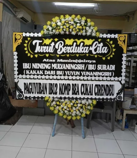 Papan Bunga Duka Nias